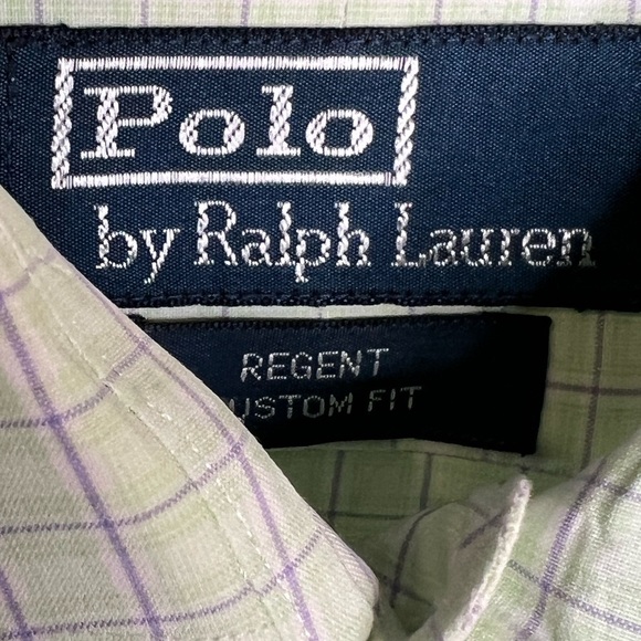 385. Polo by Ralph Lauren Regent Custom Fit Striped Poplin Shirt 16-32/33 - Picture 6 of 7